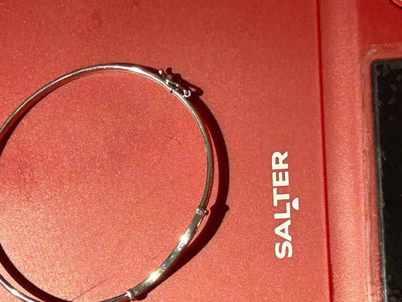 Elegant Silver 925 Bangle – 4g
