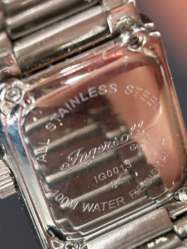 Ingersoll Ladies Gems Watch Boxed Stainless Steel Crystals Full Working Order