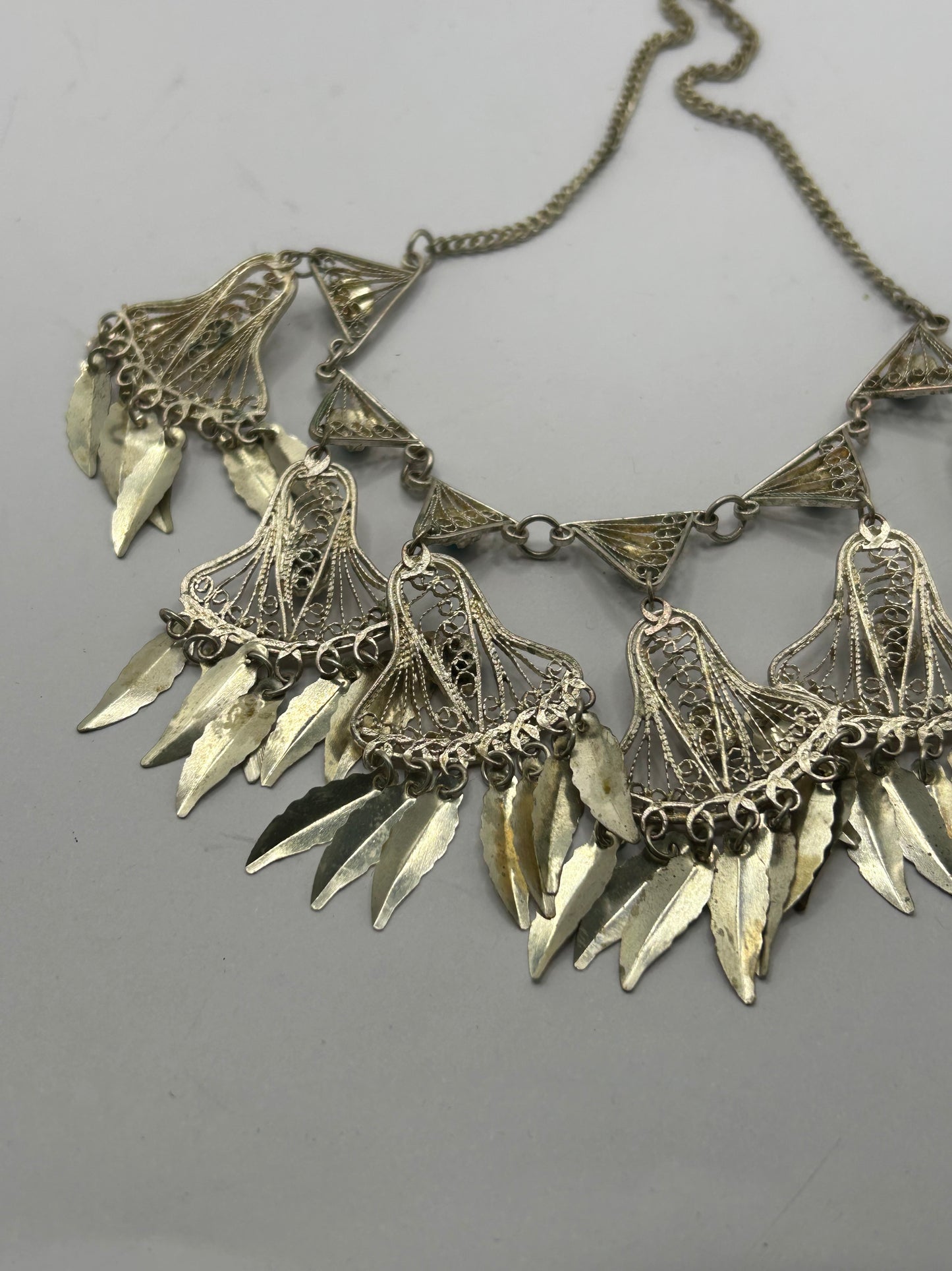 Vintage 925 Silver Turquoise Set Unique Boho Chic Statement Jewellery