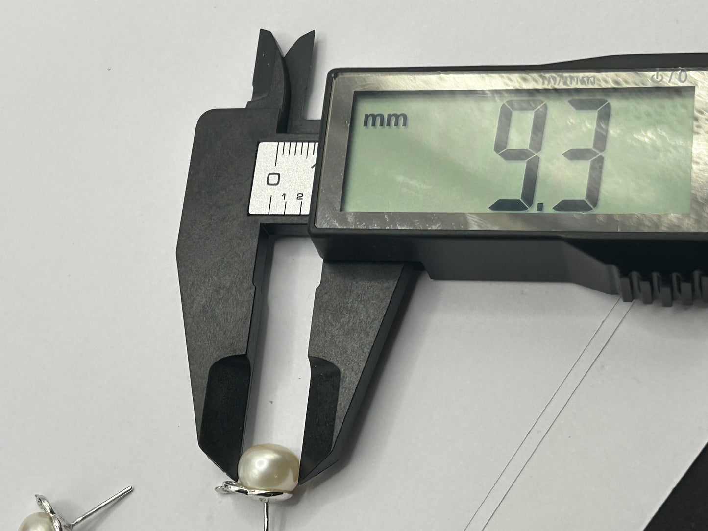 Sterling Silver Freshwater Cultured Pearl & White Topaz Earrings - With Certificate