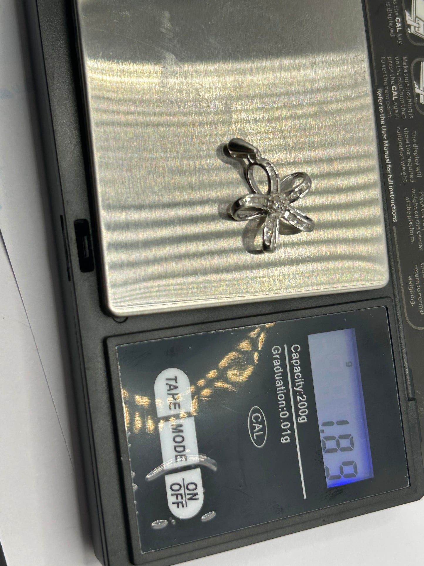 Rare Limited Edition! Sparkling 1/4ct Diamond Sterling Silver Pendant (925) - No. 1 of 150!