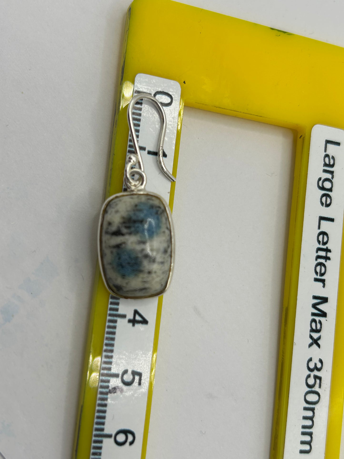 K2 Azurite Sterling Silver Matching Set - Necklace & Earrings (16.25g TW) - With COA!