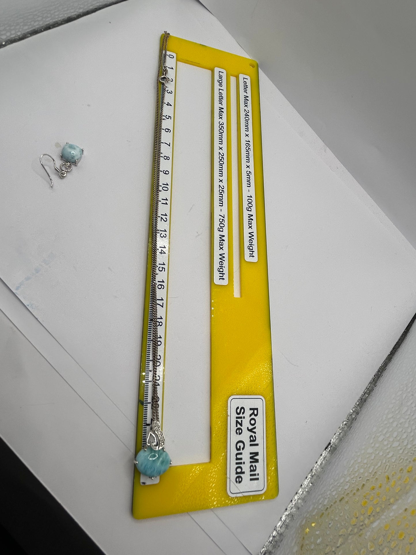 Rare Limited Edition Larimar & White Topaz Sterling Silver Matching Set - No. 1 of 100! (16.23g TW)