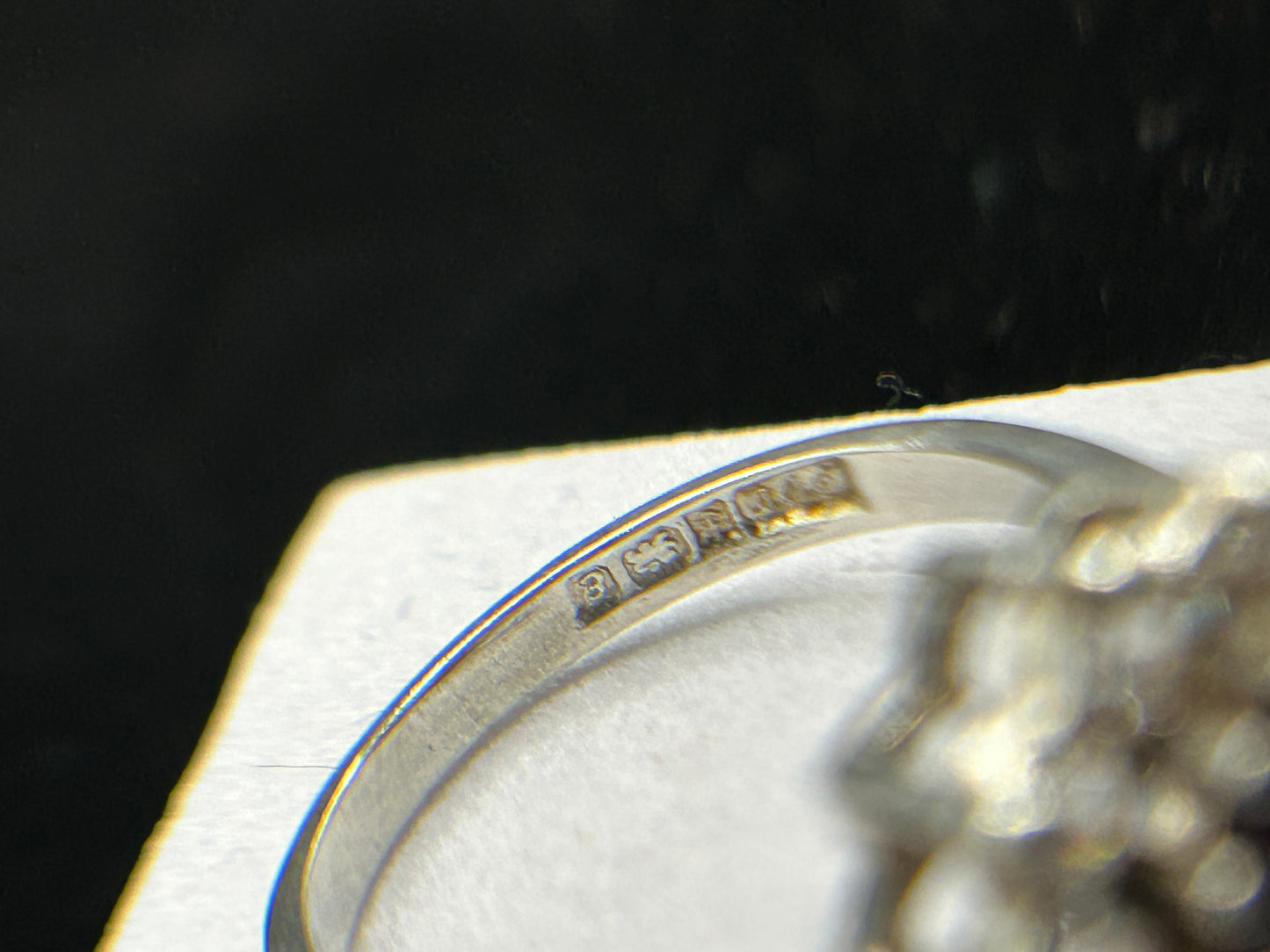 Stunning Vintage 1979 PDL Jewellery Silver Garnet Ring