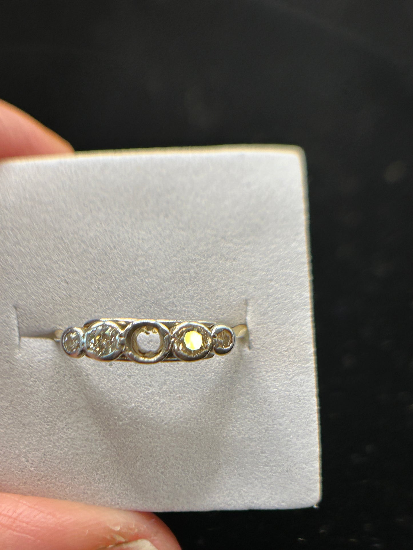 Vintage 1920s 18ct Gold Diamond Ring - Project Piece