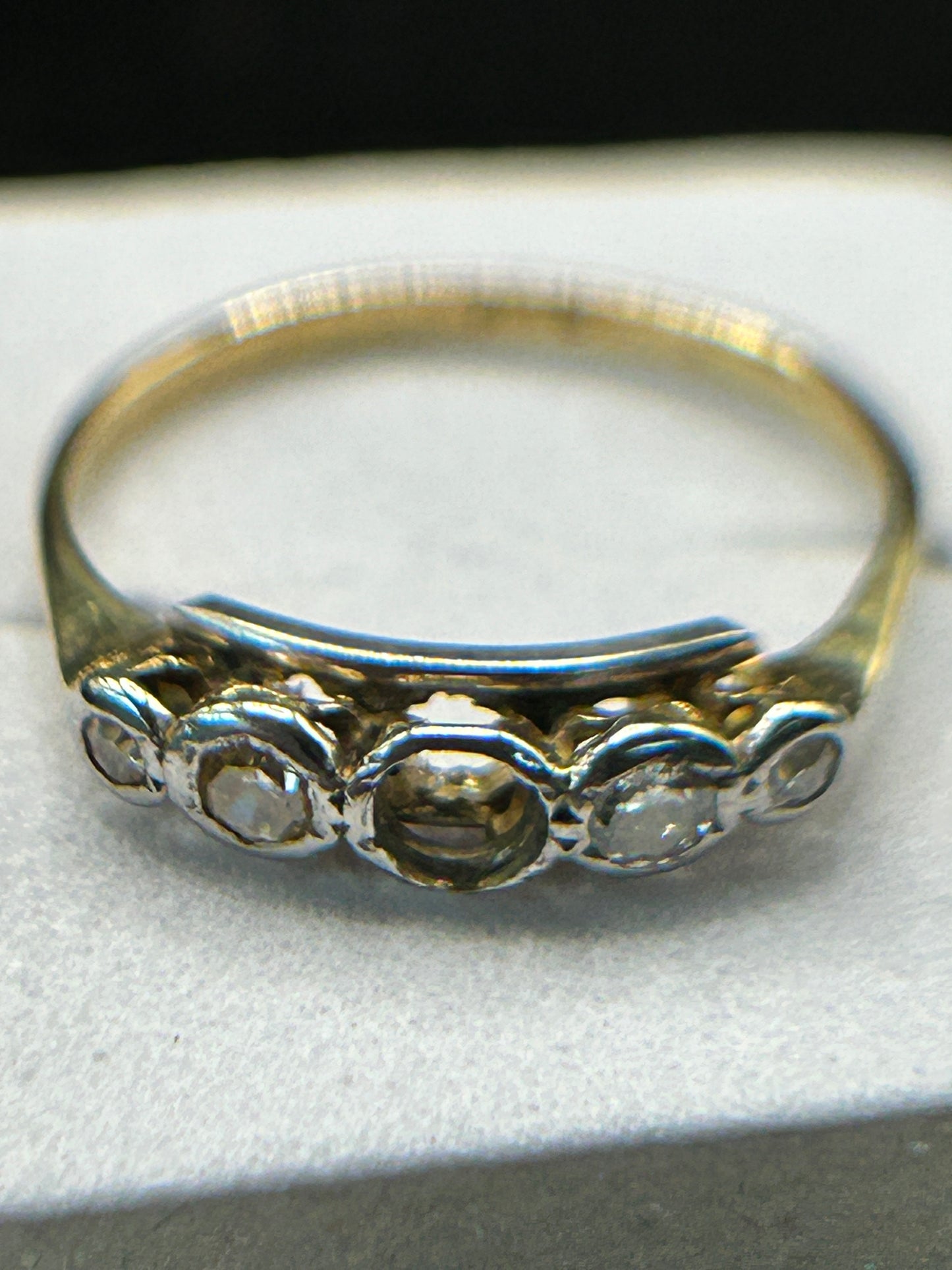 Vintage 1920s 18ct Gold Diamond Ring - Project Piece