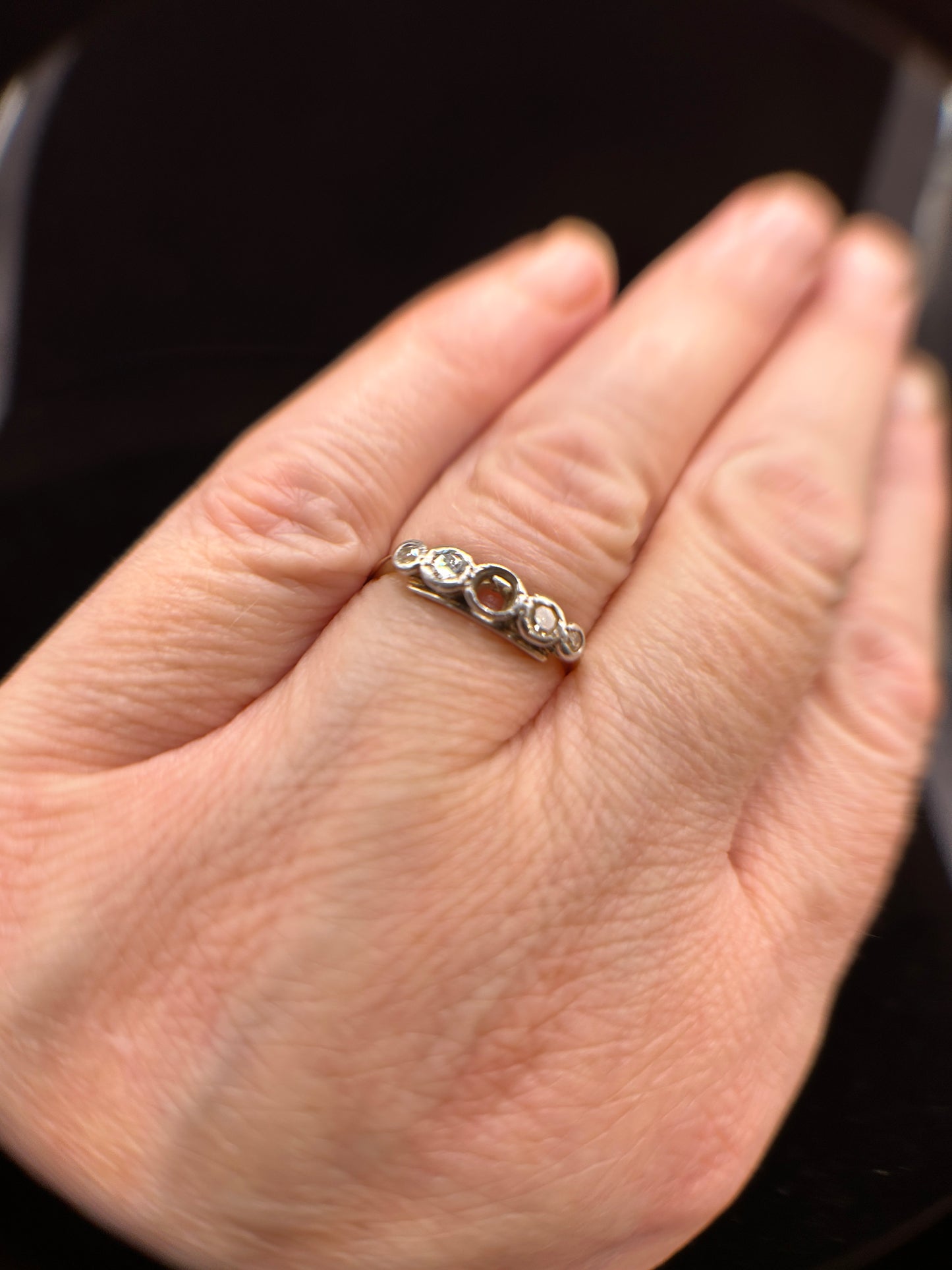 Vintage 1920s 18ct Gold Diamond Ring - Project Piece