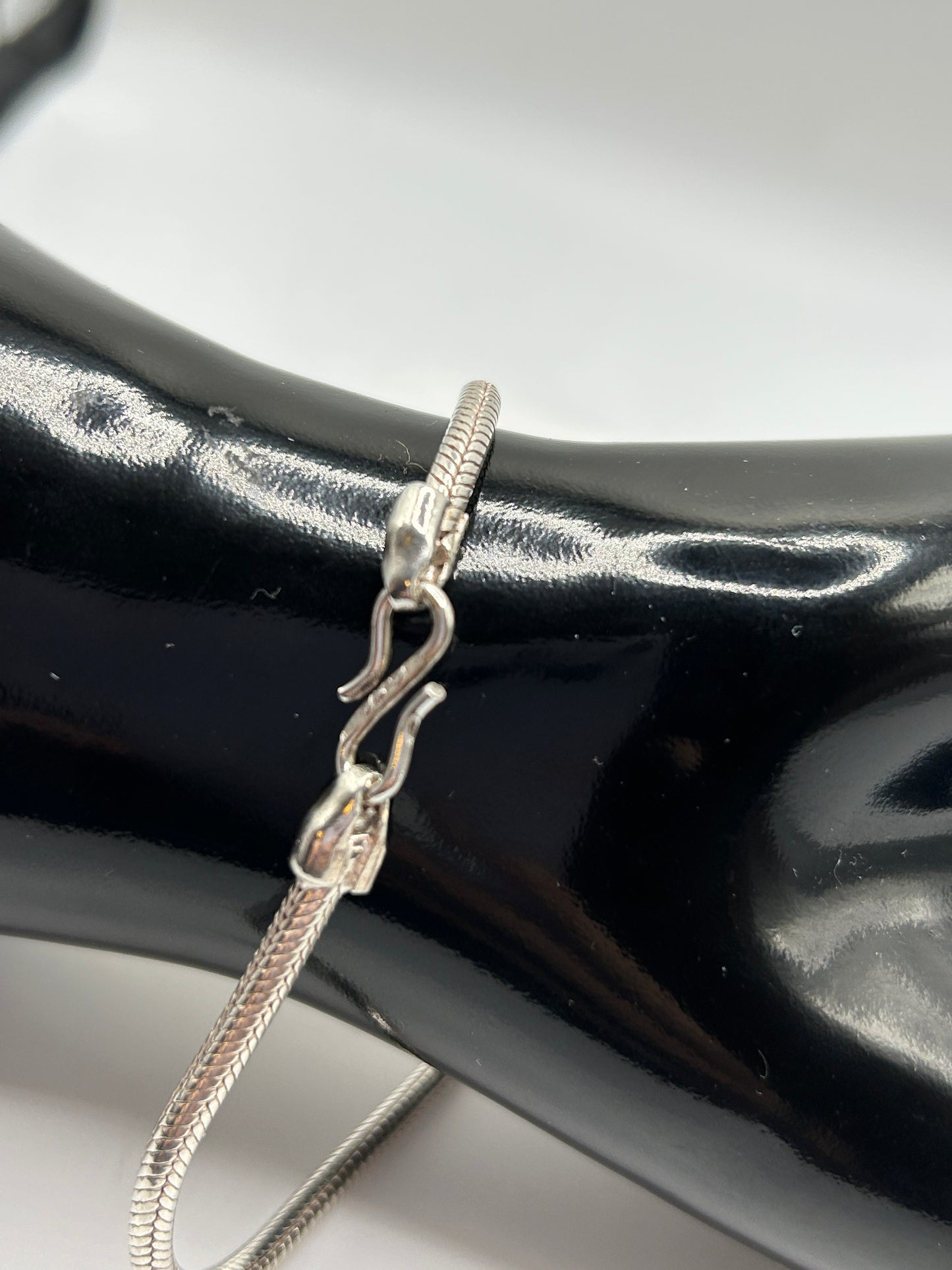 Sterling Silver 925 Snake Chain Bracelet 14.7 g 7″/18–19 cm