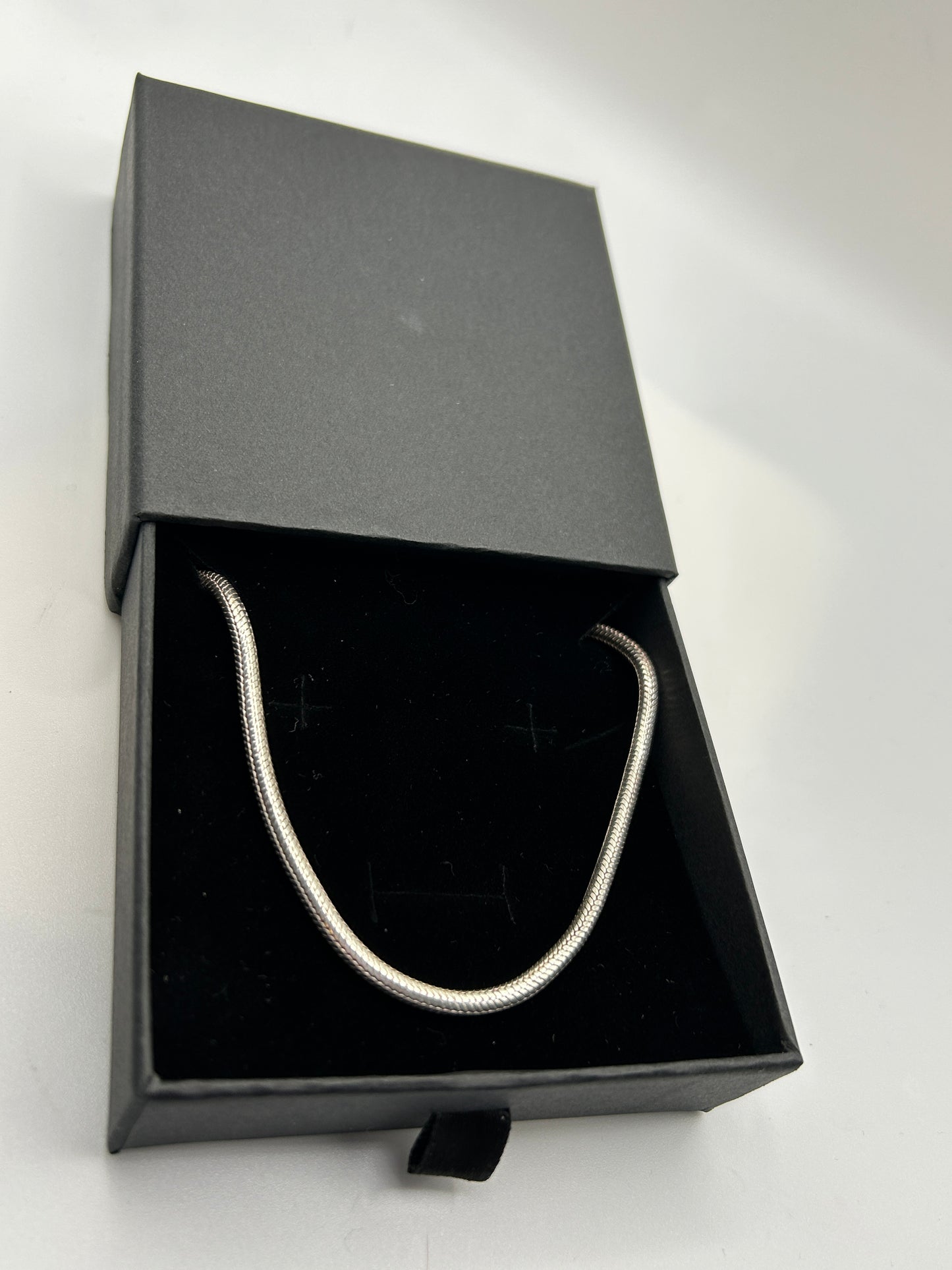 Sterling Silver 925 Snake Chain Bracelet 14.7 g 7″/18–19 cm